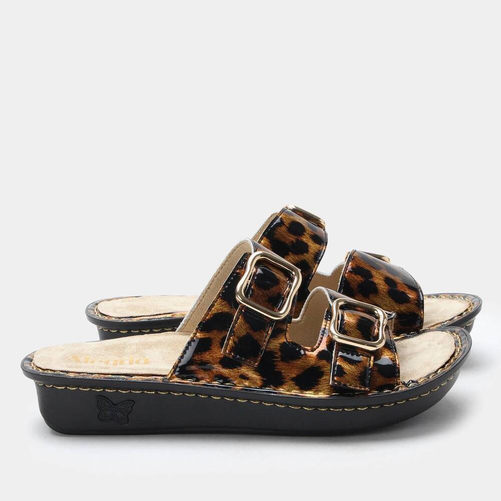 NEW ALEGRIA women's verah sandal in granimal